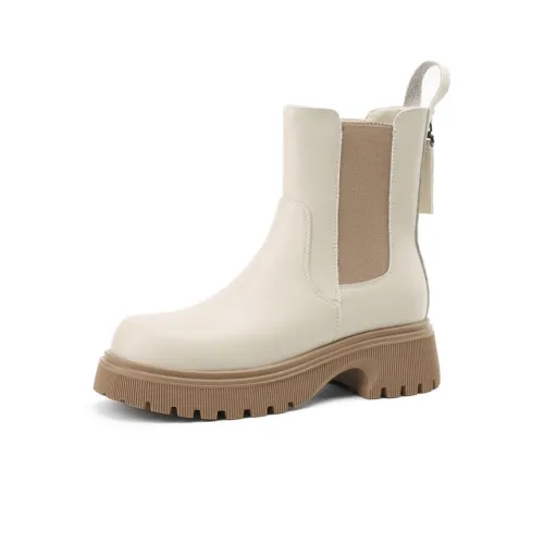 JOSINY Chelsea Boots Women's Off White