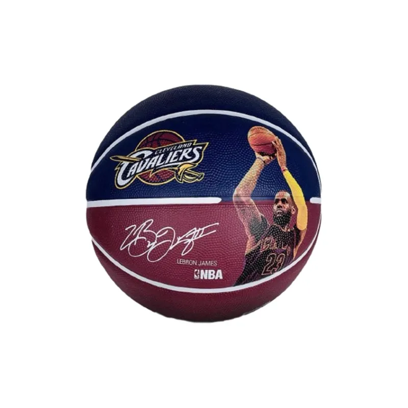 SPALDING PU Basketball Blue Red Size 7 Ball Training Unisex-0