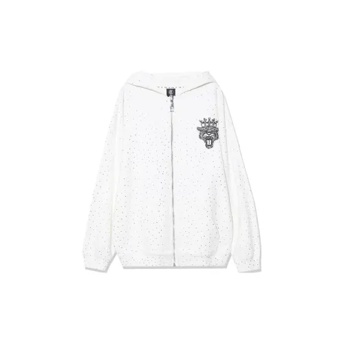 TCH Jackets Unisex White Base With Silver Logo