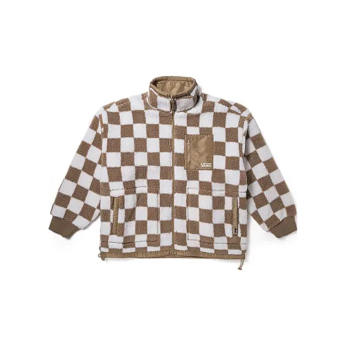 Vans Jackets Women's Brown Checkered