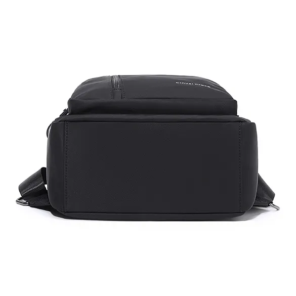Simvay Clos Fabric Laptop Bag Travel Backpack Medium Size Women's Black-4