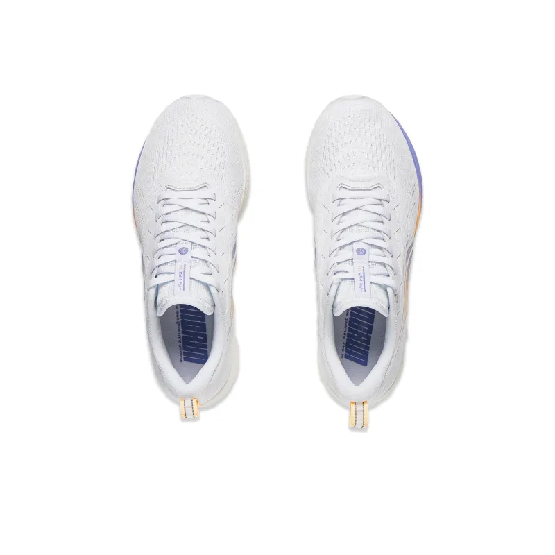 LiNing Red Hare 6 Cushioning Wear Resistant Low Top Running Shoes Women's White Orange-3