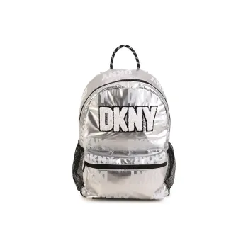 DKNY Polyester Backpack Kids' Silver