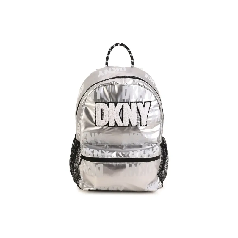 DKNY Polyester Backpack Kids' Silver-0