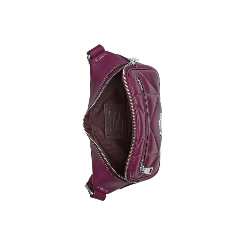 COACH Leather Shoulder Bag, Crossbody Bag, Sling Bag, Fanny Pack Trumpets Women's Purple-2