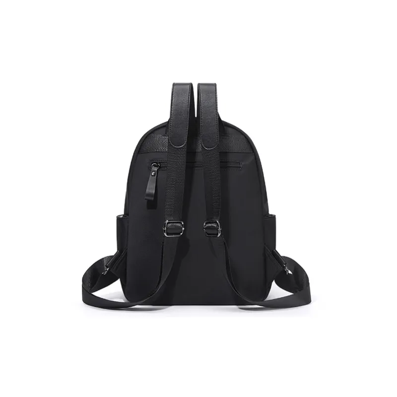 Simvay Clos Fabric Laptop Bag Travel Backpack Medium Size Women's Black-3