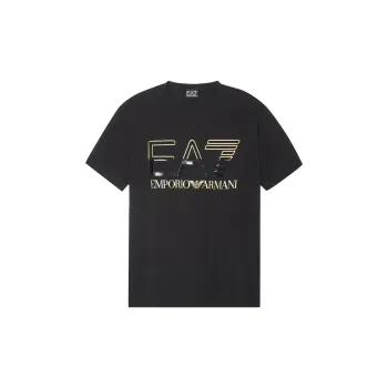 EMPORIO ARMANI T Shirt Men's Black Gold