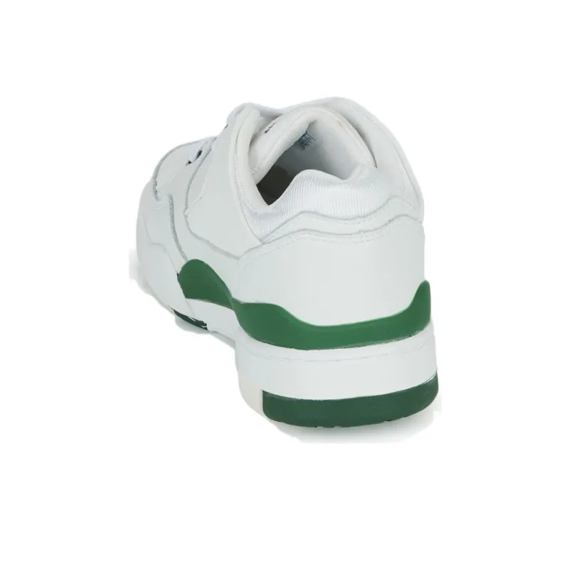 Le Coq Sportif Abrasion Resistant, Lightweight, And Breathable Low Top Skateboard Shoes Men's White Green-4