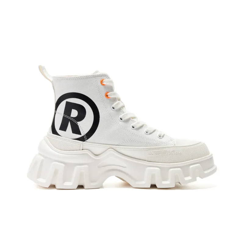 OGR Lull Collection 2.0 High Top Canvas Shoes Unisex White-1