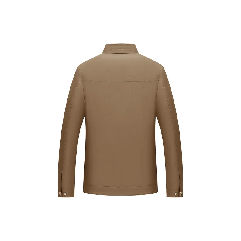 H YXIANG Jackets Men Khaki-1