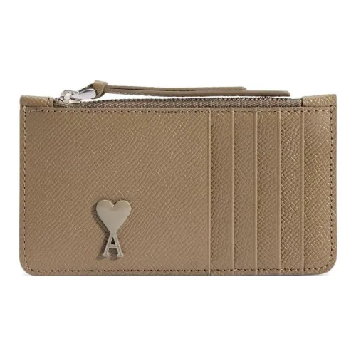 AMI Paris Logo Leather Cardholder