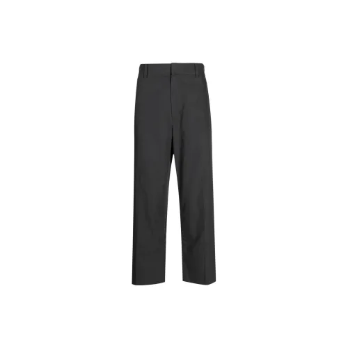 THE ROW Straight-leg Cotton Cropped Trousers