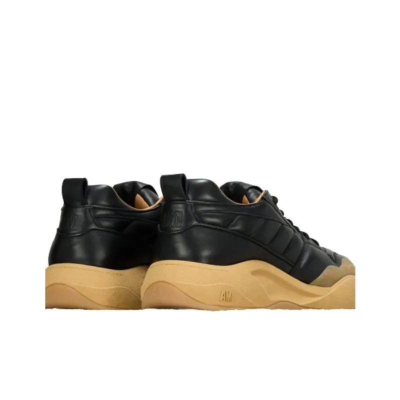 AMIPARIS Abrasion Resistant Low Top Casual Shoes Unisex Black-4