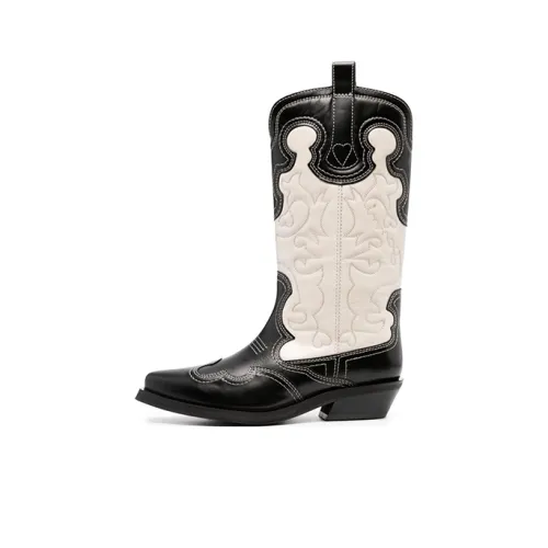 GANNI Western-panelled Boots