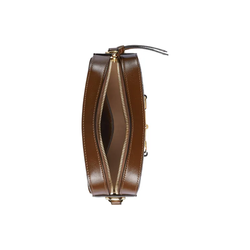 GUCCI Horsebit 1955 Canvas Crossbody Bag, Shoulder Bag Women's-5