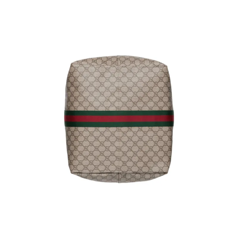 GUCCI Jackie 1961 Canvas With Leather Crescent HOBO Canvas Bag, Shoulder Bag Unisex-5