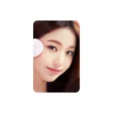 Small Round Gray Contact Lens Photocard-Selfie Round Single Card
