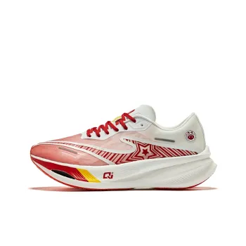 NATU x Erke Zhijing 1.0 Cushioning Anti Slip And Wear Resistant Coverage Low Top Running Shoes Men's Red White