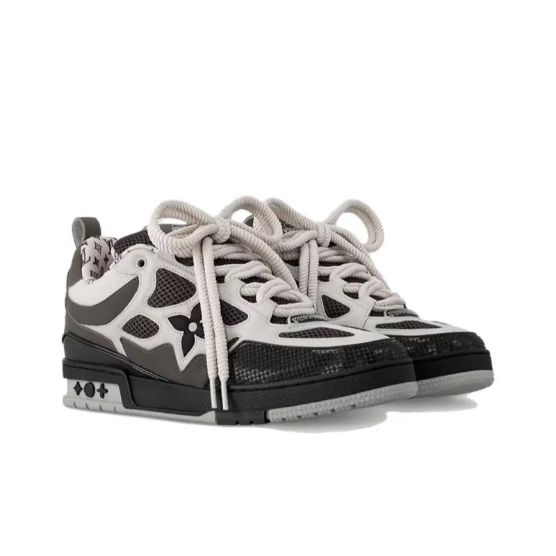 LOUIS VUITTON LV Skate Sneaker Grey White-1