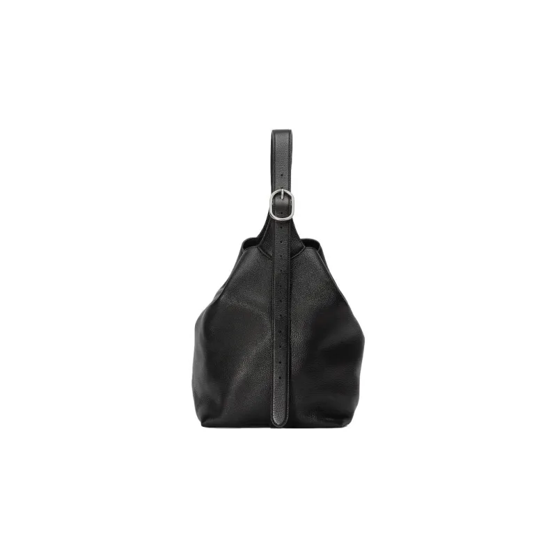 GUCCI Jackie 1961 Leather Half Moon HOBO Shoulder Bag Unisex Black-3