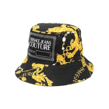 VERSACE Bucket Hats Men's Black/Yellow