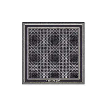 DIOR Silk Scarves Women's Black