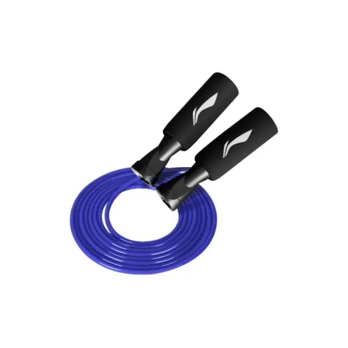 LiNing Fitness Training Non Countable Jump Ropes Fitness Crowd PVC Rope PP Foam Controller 2.8m Ocean Blue