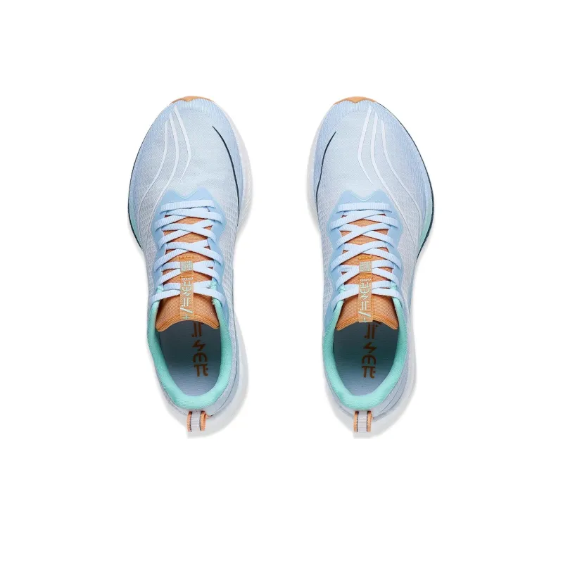 LiNing Red Hare 6 Pro Cushioning Abrasion Resistant Breathable Rebound Low Top Running Shoes Women's Sky Blue-3