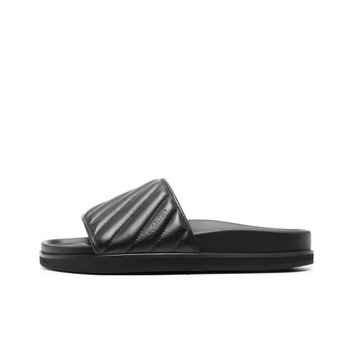 OFF-WHITE Diag-Stripe Open Toe Slides