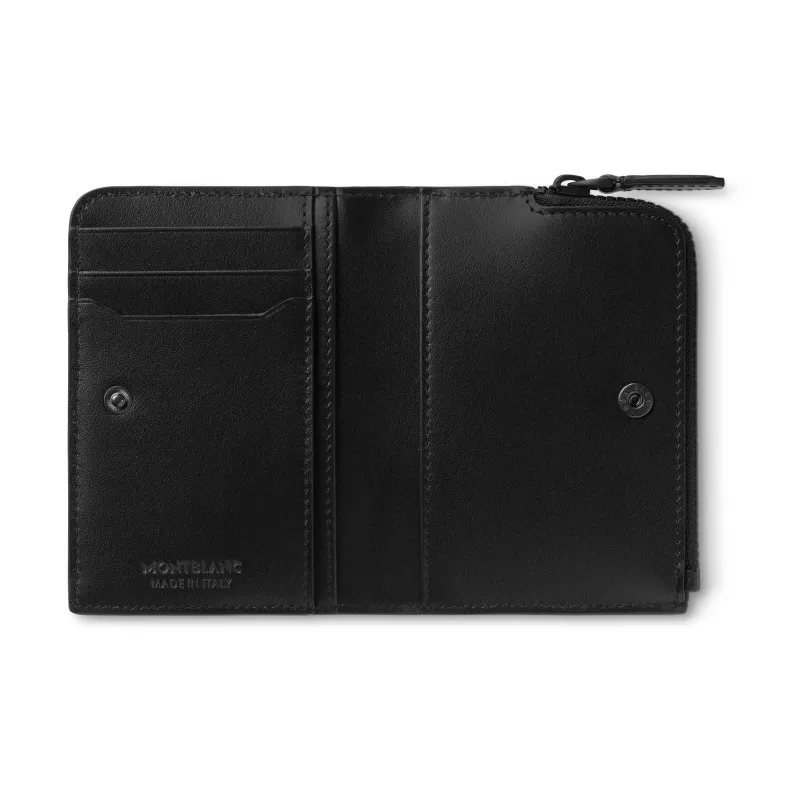 MONTBLANC Fabric Card Holder Regular Men's Dawn Silver-2