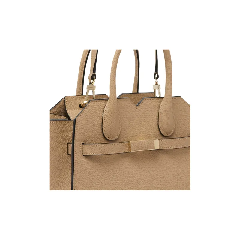 Valextra Calfskin Shoulder Bag, Crossbody Bag, Handbag Mini Women's Cashmere Beige-5