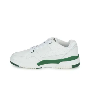 Le Coq Sportif Abrasion Resistant, Lightweight, And Breathable Low Top Skateboard Shoes Men's White Green