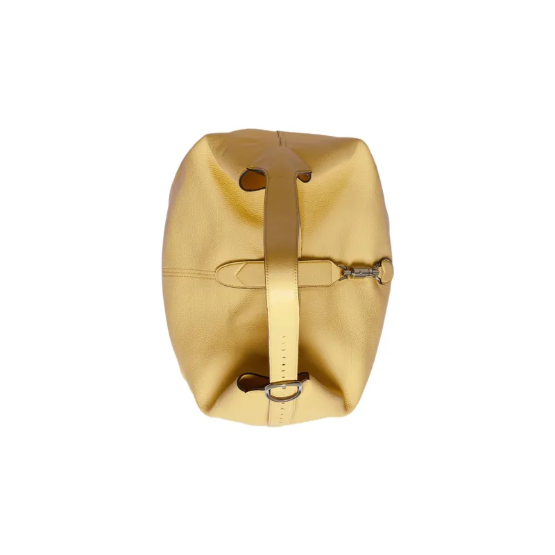 GUCCI Jackie 1961 Leather Half Moon HOBO Shoulder Bag Unisex Yellow-3
