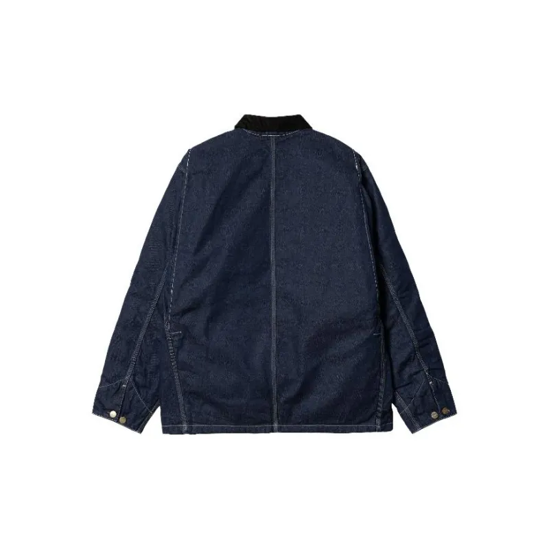 Carhartt WIP FW23 Tannin Series Denim Jackets Men Washed Dark Blue-1