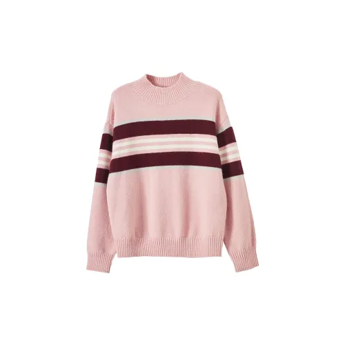 XIANGYING Sweaters Women's Pink