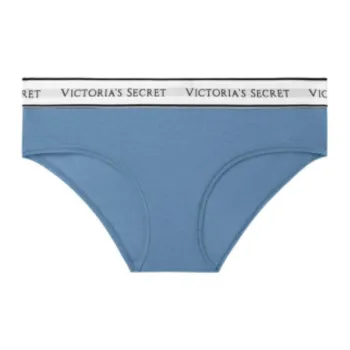 Victoria's Secret Underpants Women's 1 Pack Washed Denim Blue