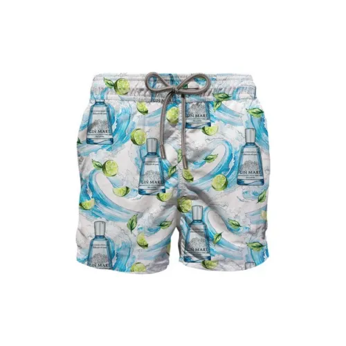 MC2 Saint Barth Swimming Shorts Men Blue/White