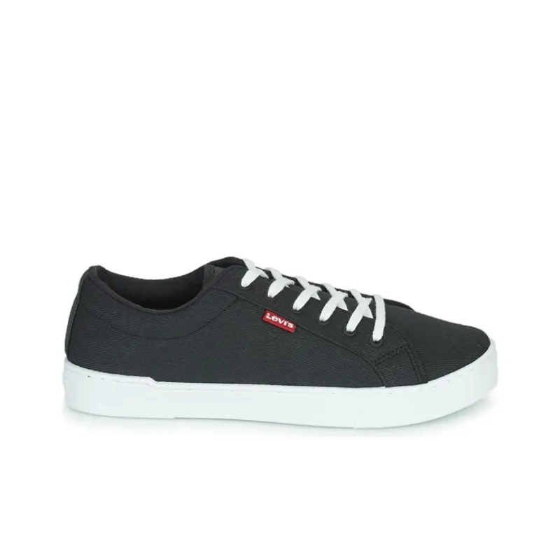 Levi's Wear resistant And Lightweight Low Top Skateboard Shoes Women's Black-1