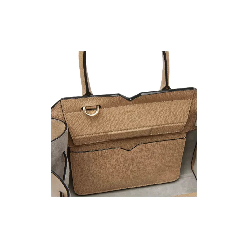 Valextra Calfskin Shoulder Bag, Crossbody Bag, Handbag Mini Women's Cashmere Beige-3