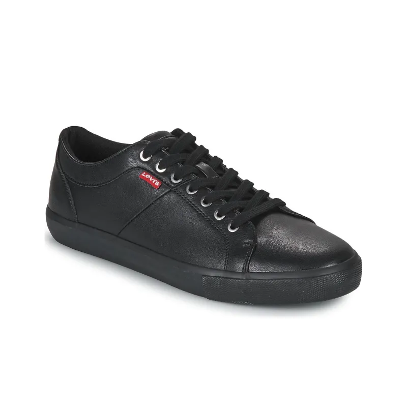 Levis Wear resistant And Lightweight Low Top Skateboard Shoes Men's Black-2