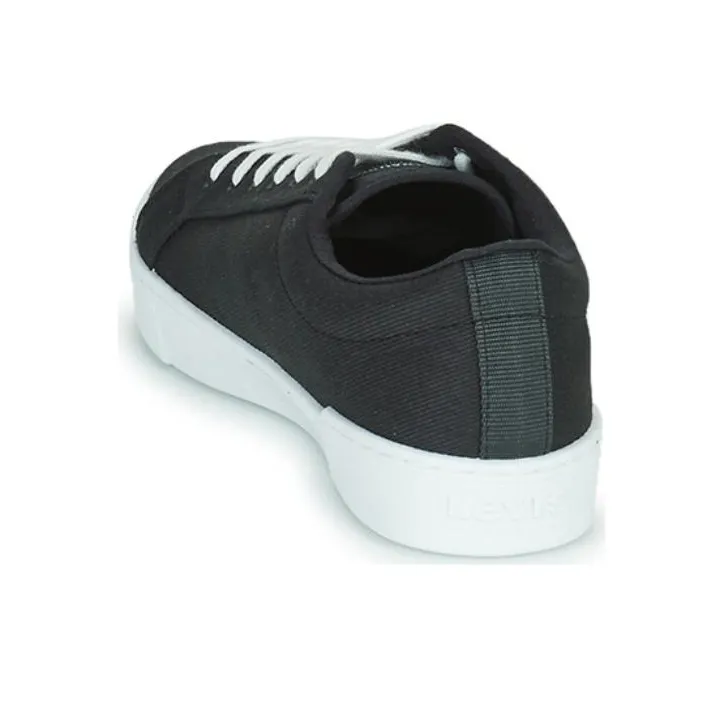 Levi's Wear resistant And Lightweight Low Top Skateboard Shoes Women's Black-3