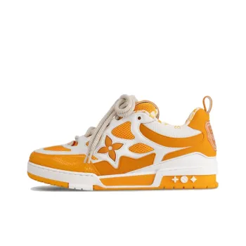 LOUIS VUITTON Lv Skate Sneaker Yellow White