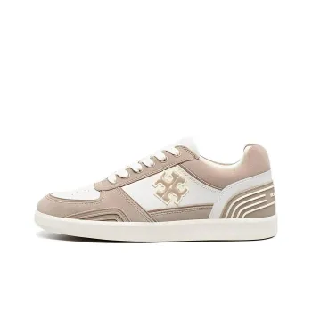 TORY BURCH Clover Court Panelled Suede Sneakers
