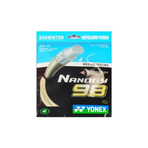 YONEX Badminton Racket Strings White High Density Nylon 10m