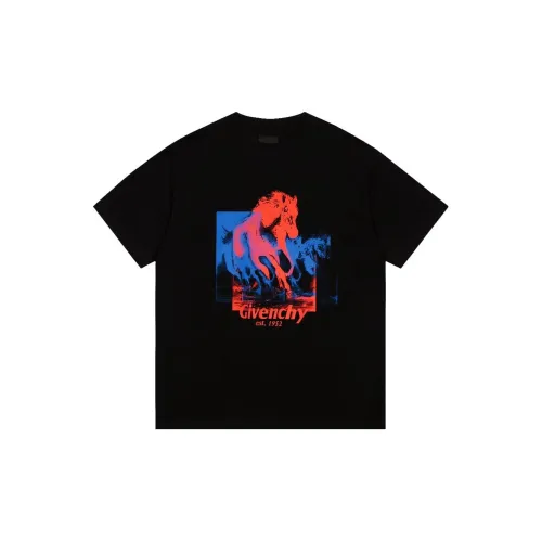 Givenchy Horse Print Classic Fit T-Shirt 