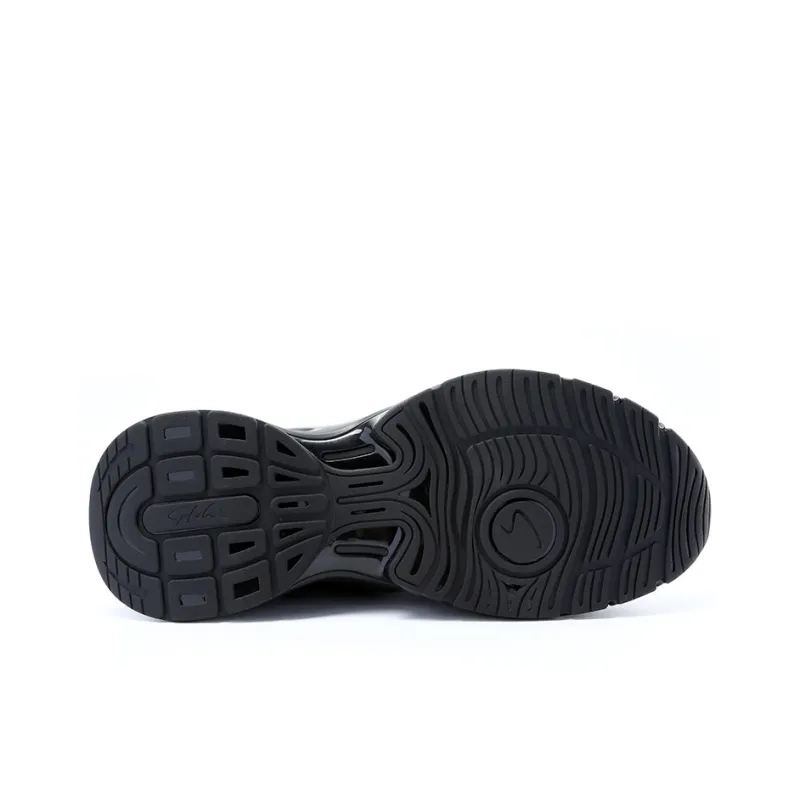 Satchi Cushioning Abrasion Resistant Breathable Low Top Chunky Sneakers 4cm Men's Black-5