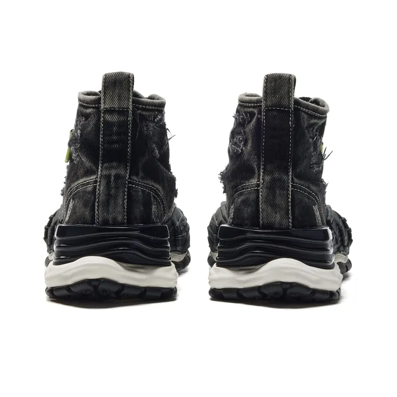 OGR Recast Collection High Top Canvas Shoes Unisex Black-3