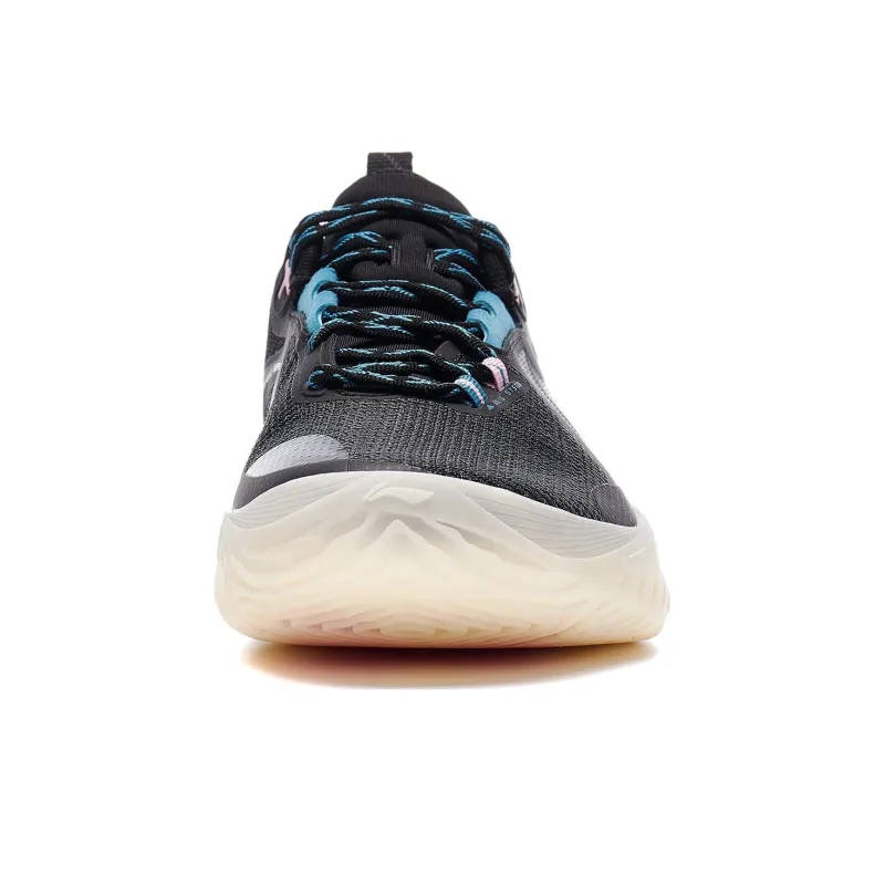 LiNing Speed 10 Cushioning, Slip Resistant, Abrasion Resistant, Breathable Low Top Basketball Shoes Men's Black-4