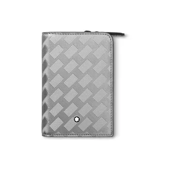 MONTBLANC Fabric Card Holder Regular Men's Dawn Silver