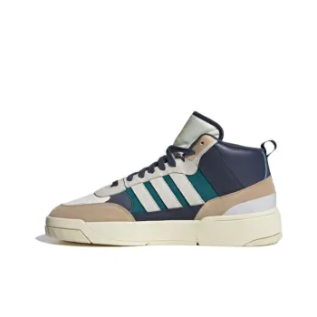 Adidas Originals Post Up Abrasion Resistant Mid Top Skateboard Shoes Unisex Beige Green